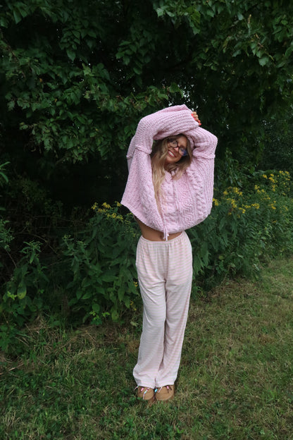 Pink Marshmallow Hoodie