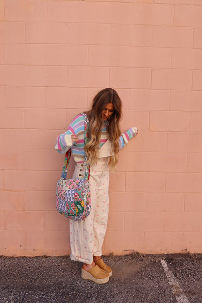 Pink Dottie overalls