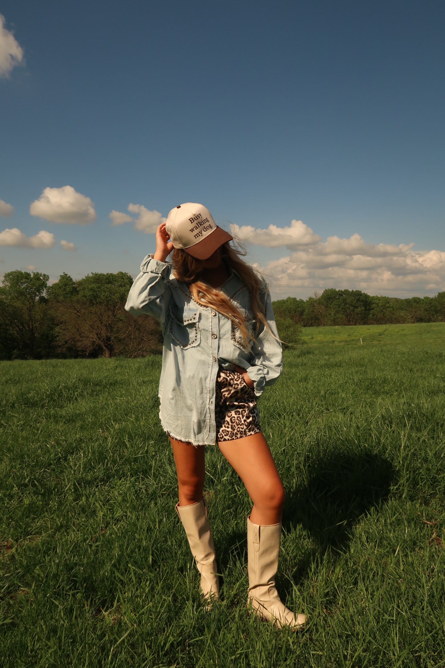 What a stud Denim Top