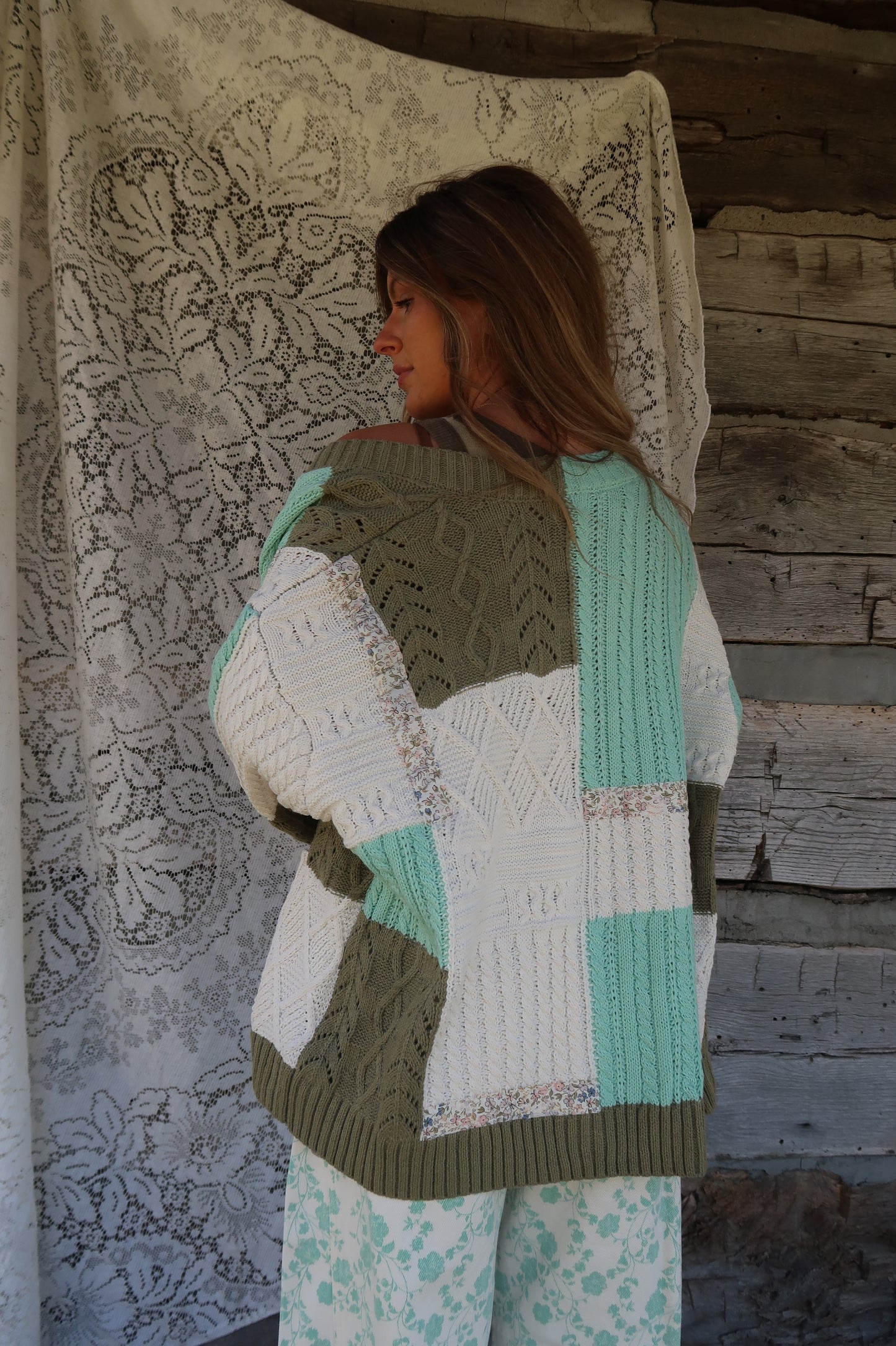 Gardener Patchwork Cardi