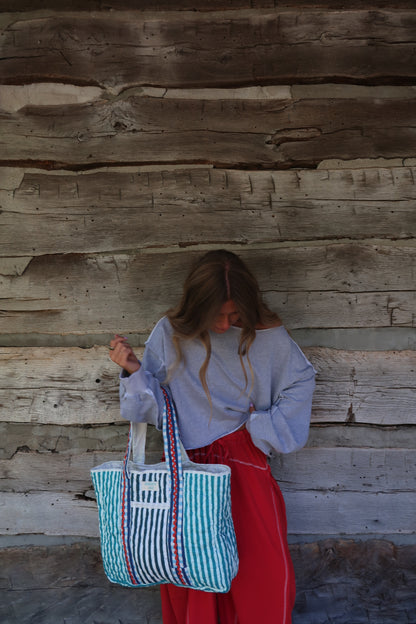 Billie Quilted Tote Bag