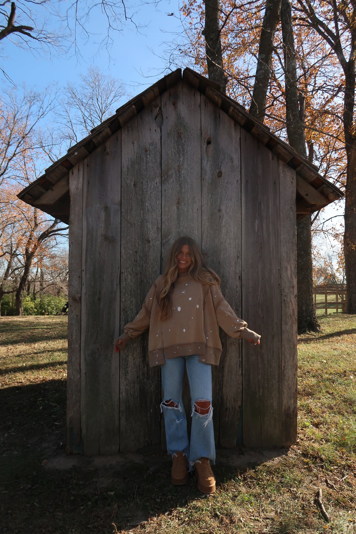 Stevie Distressed Denim