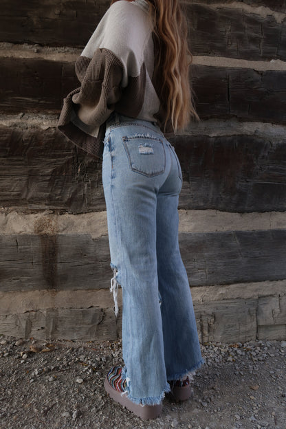 Stevie Distressed Denim