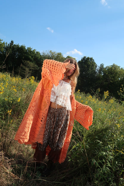 Sunset Crochet Duster