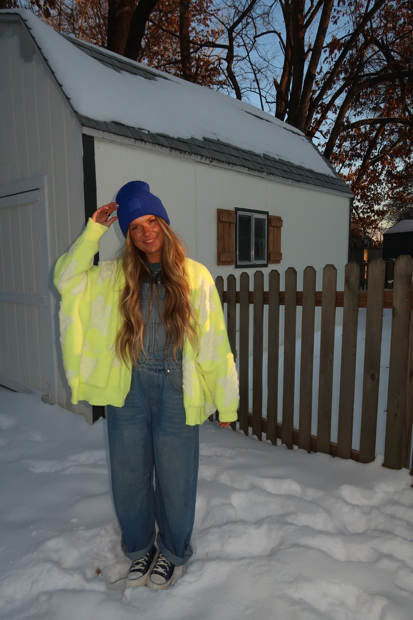 Winter Blues Beanie