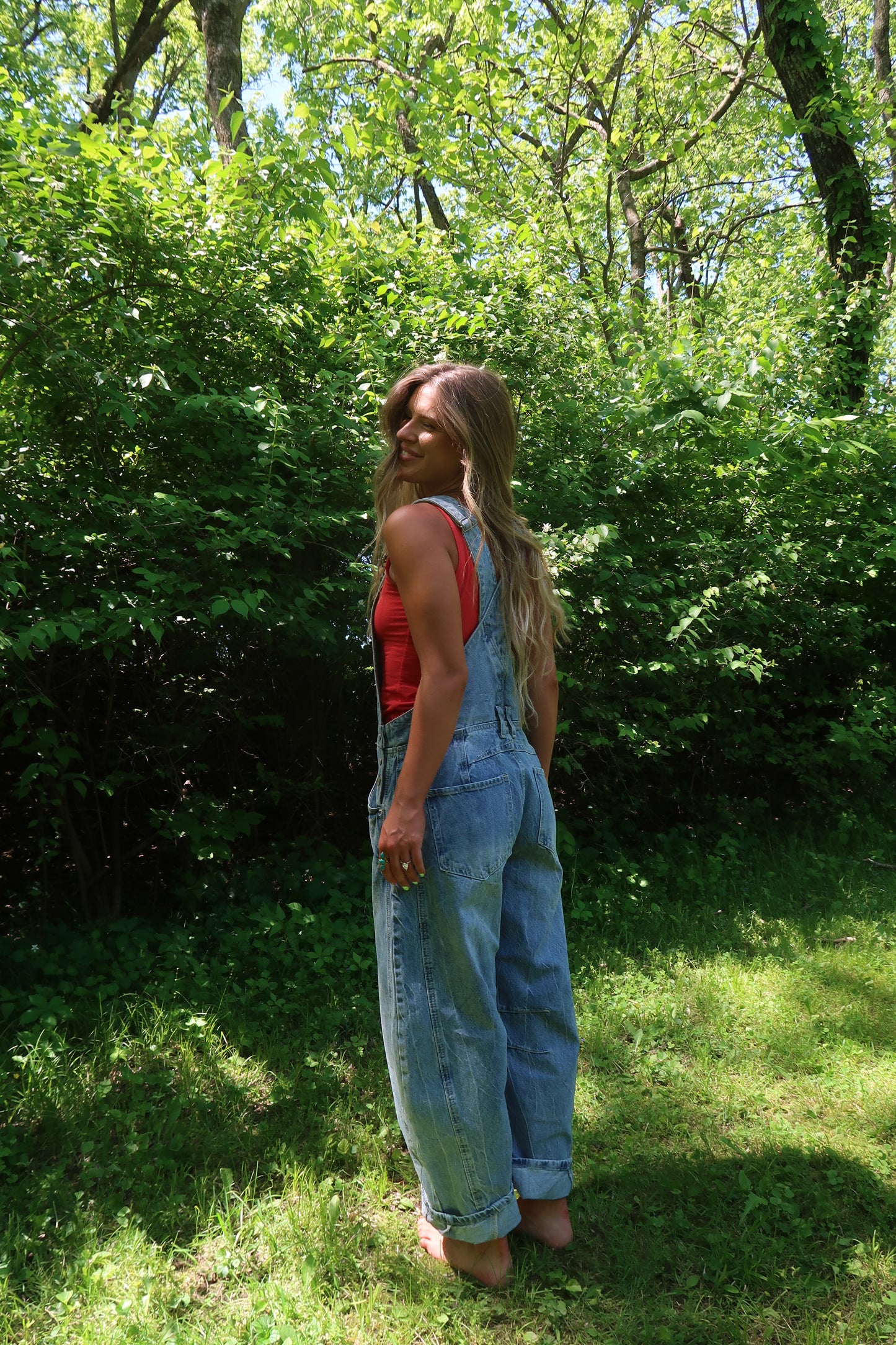 Drew Barrel Overalls