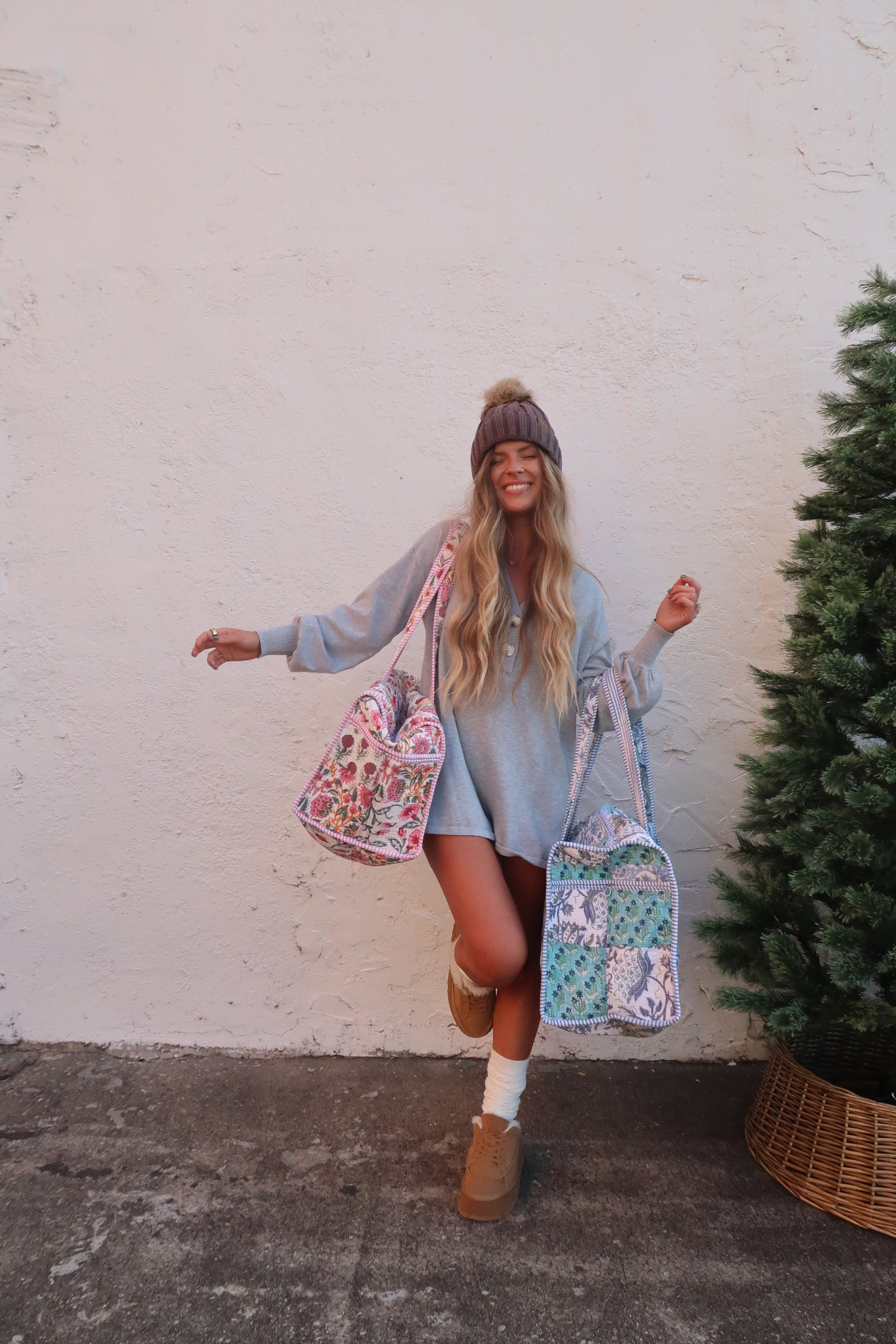 Cora Quilted XL Duffle Bag