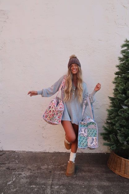 Cora Quilted XL Duffle Bag