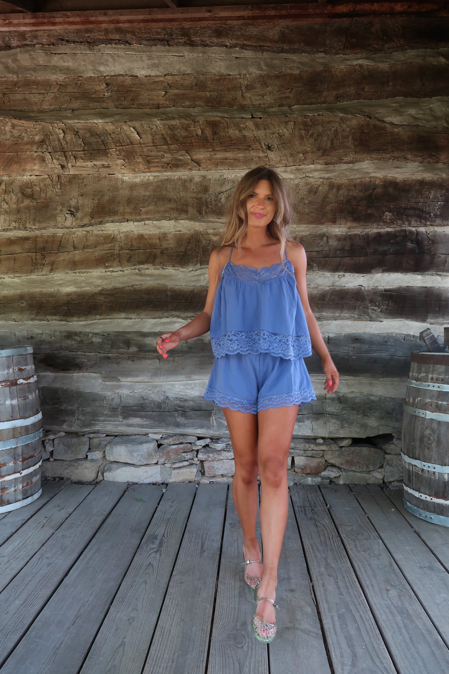 Saphire Sun Lace Short