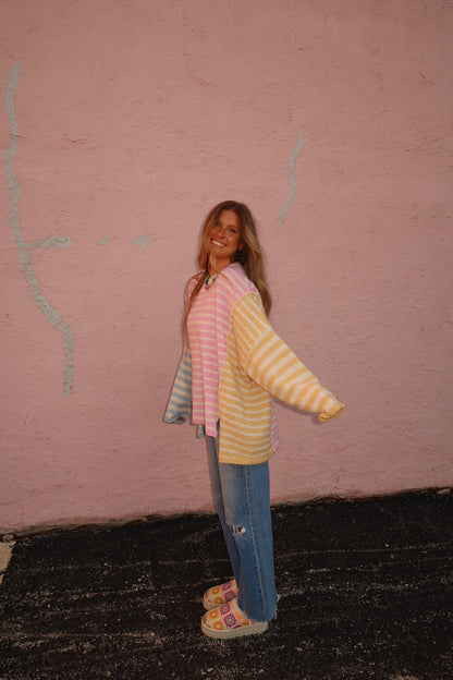 Sweet as Candy Stripe Sweater