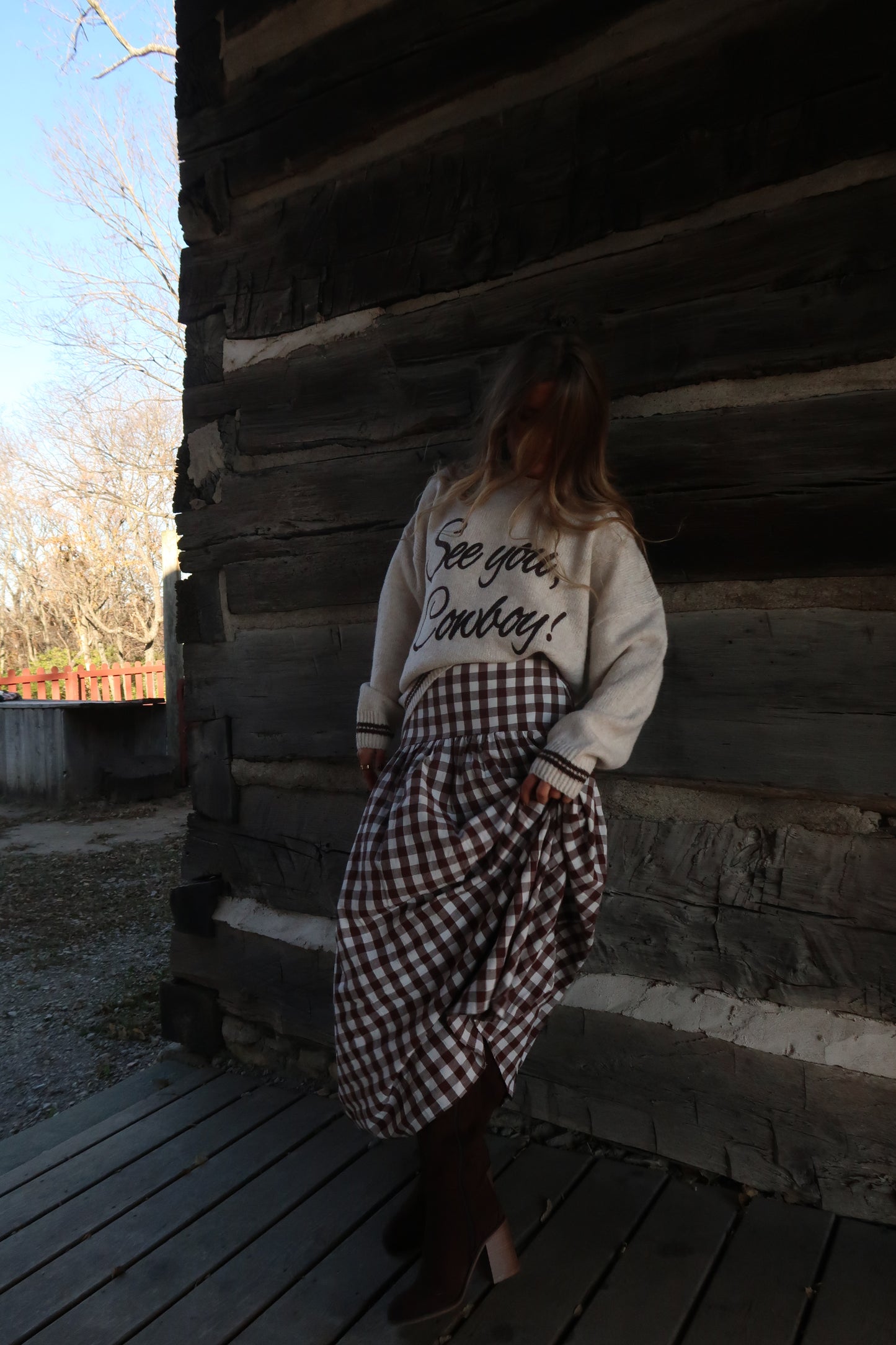 Cream See ya, Cowboy Sweater