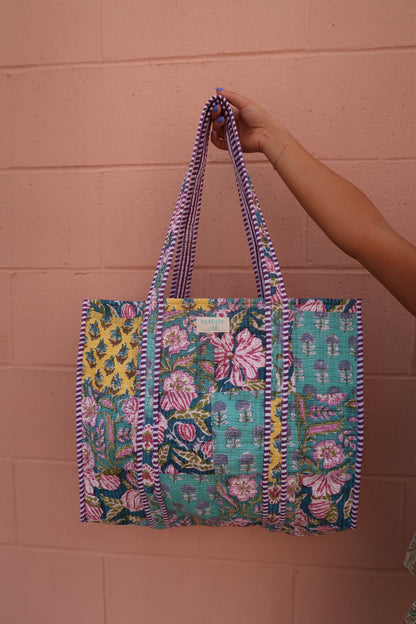Marley Quilted Tote Bag