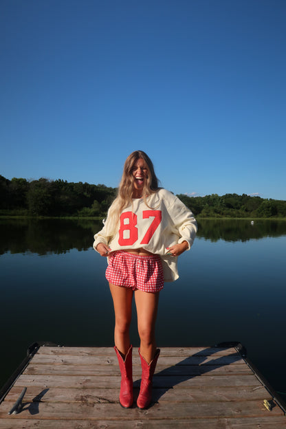 87 Waffle Long Slv