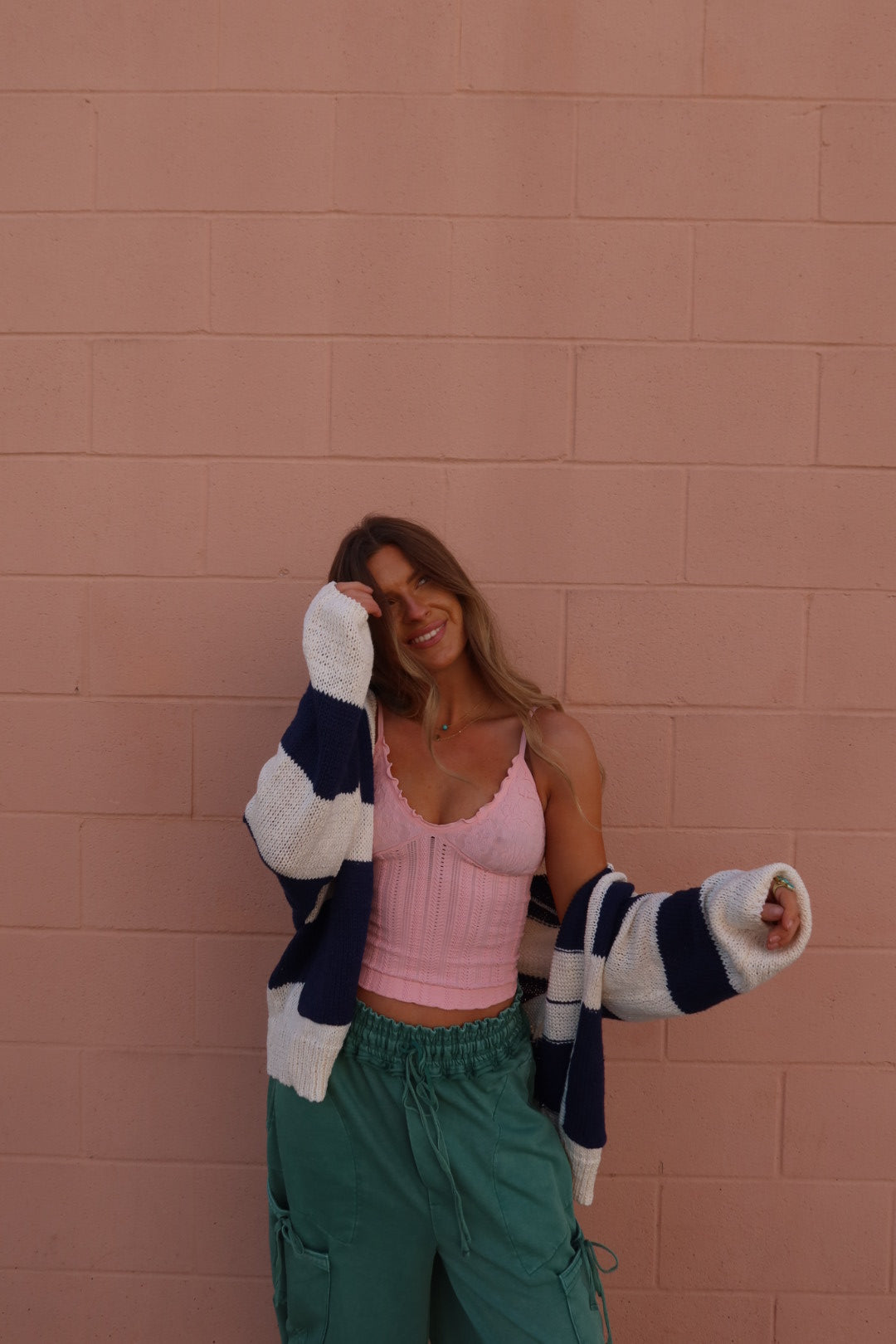 Powder Pink Seamless Layering Tank
