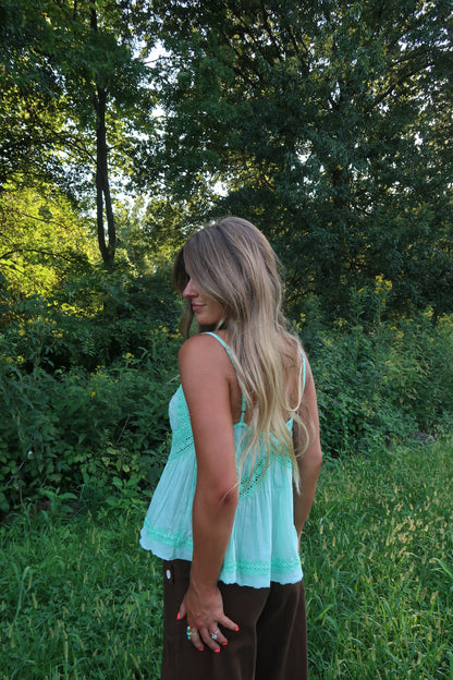 Aqua Arlo Boho Tank