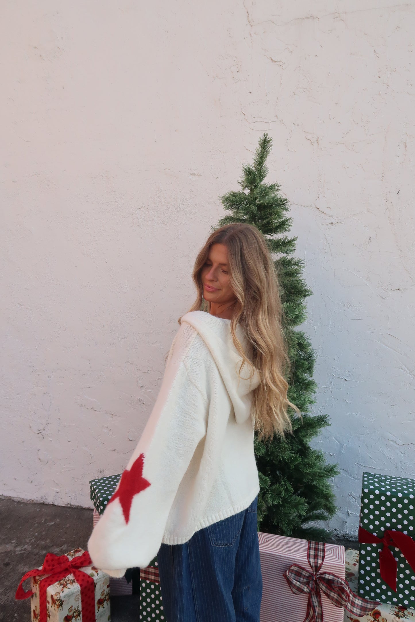 Star Hooded Sweater