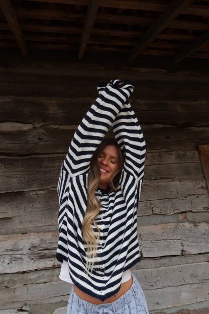Navy Stripe Everyday cardi