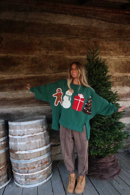 X-Mas Patches Crewneck