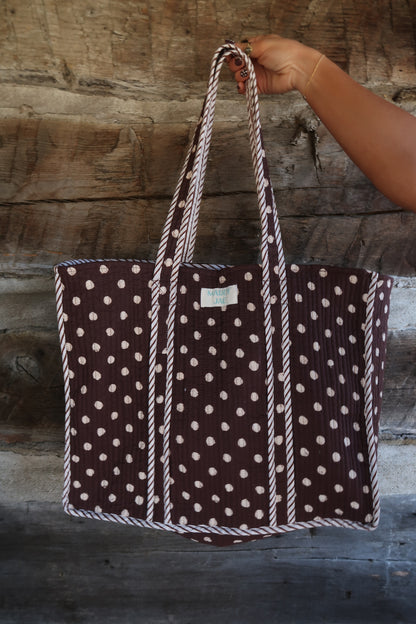 Coco Quilted Tote Bag