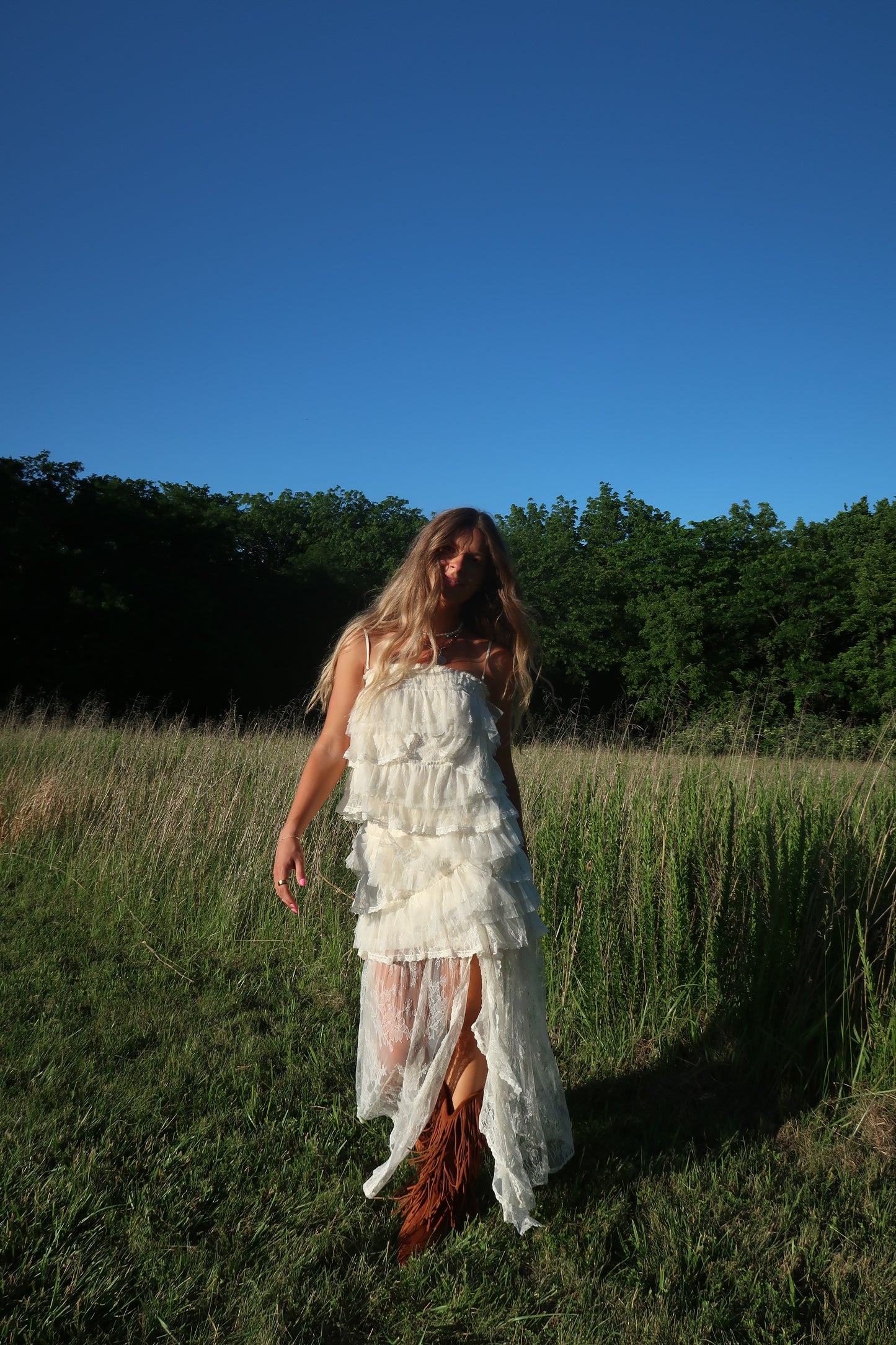 Meadowlight Ruffle Lace Set