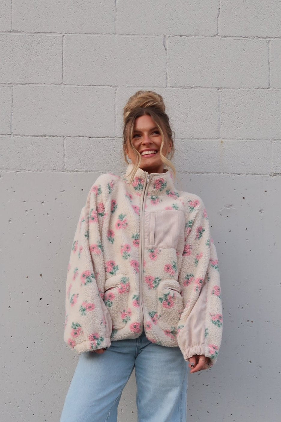 Sugar Plum Zip Sherpa