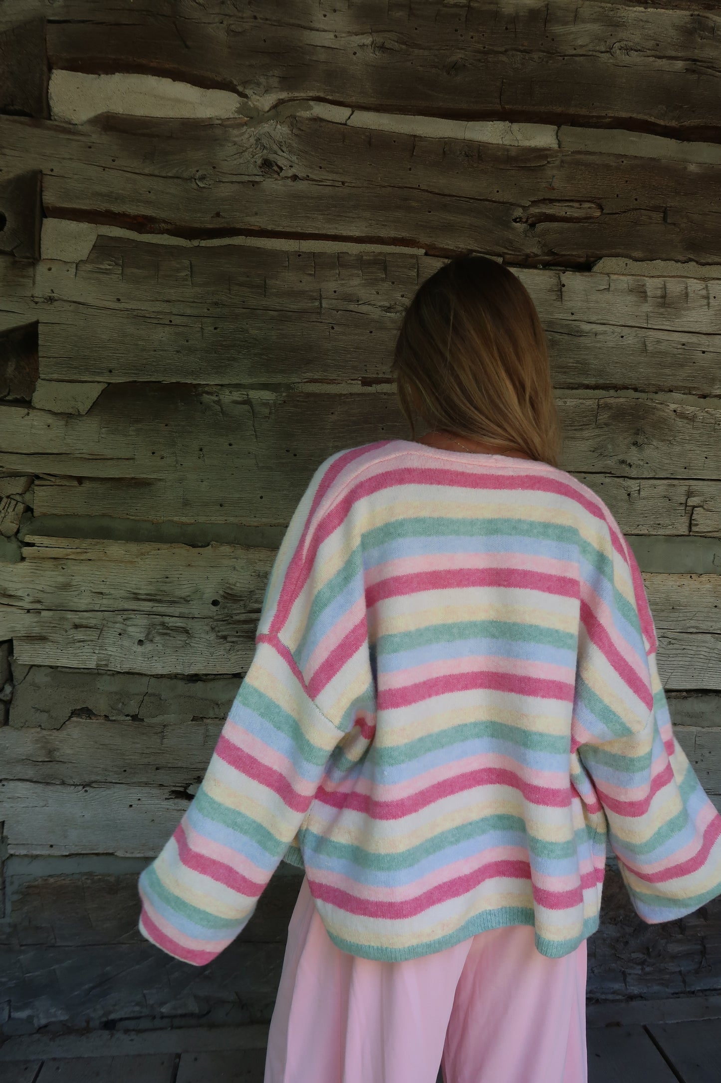 Gum Drop Stripe Cardi