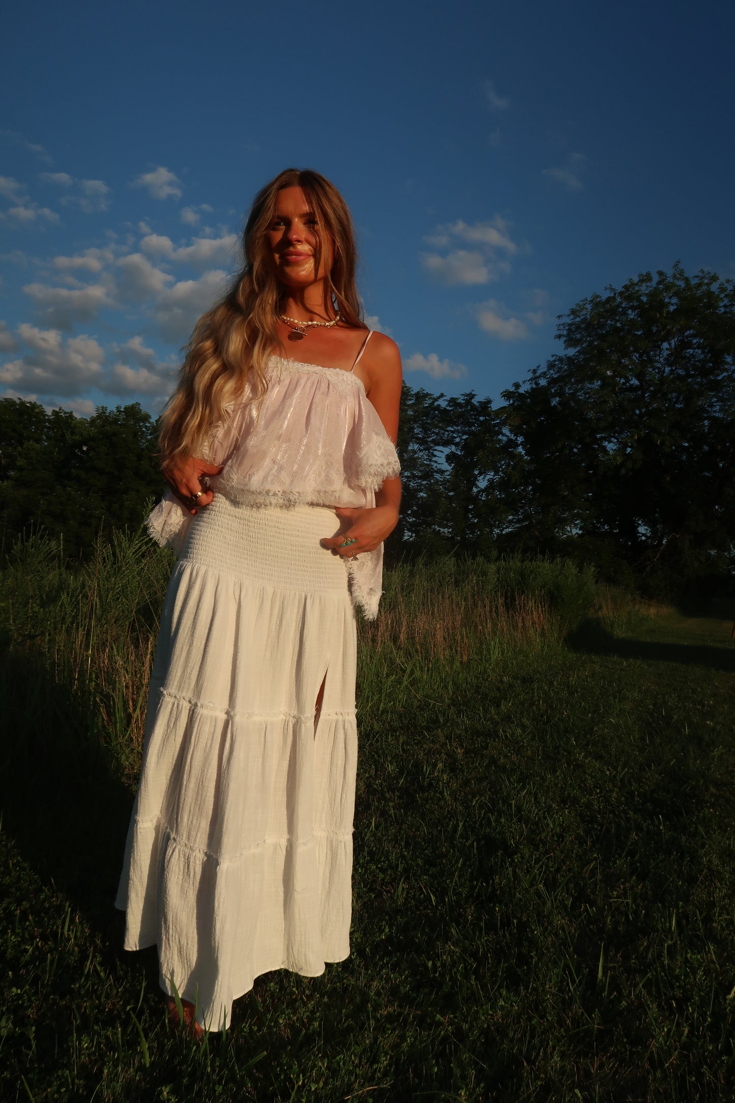 New Day Slit Maxi Skirt