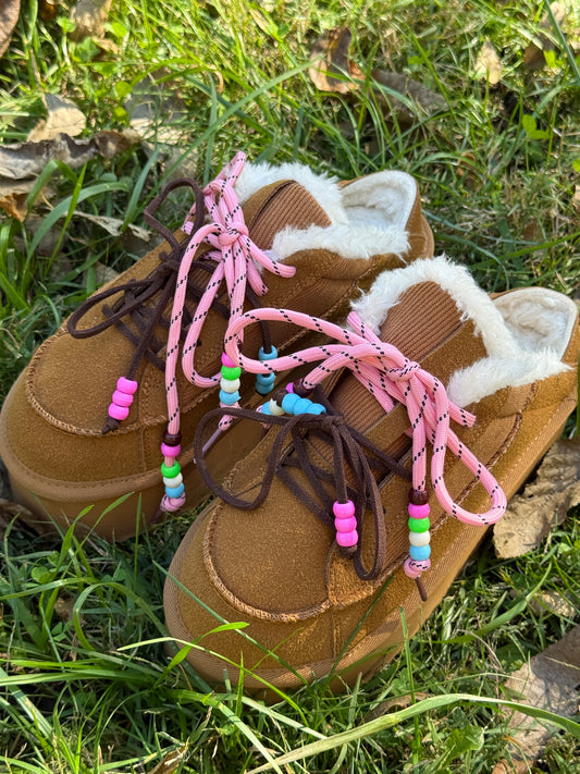 Maple Pink Paracord Platform Mule
