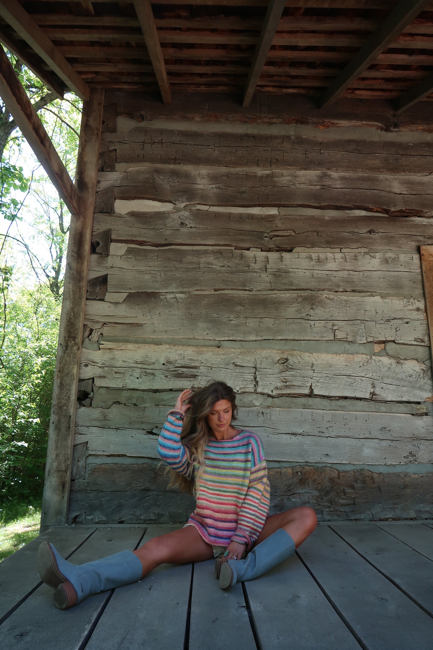 Crisp Air Stripe Sweater