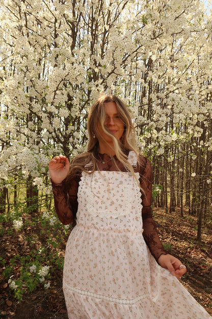 Aster Floral Overall Maxi Dress