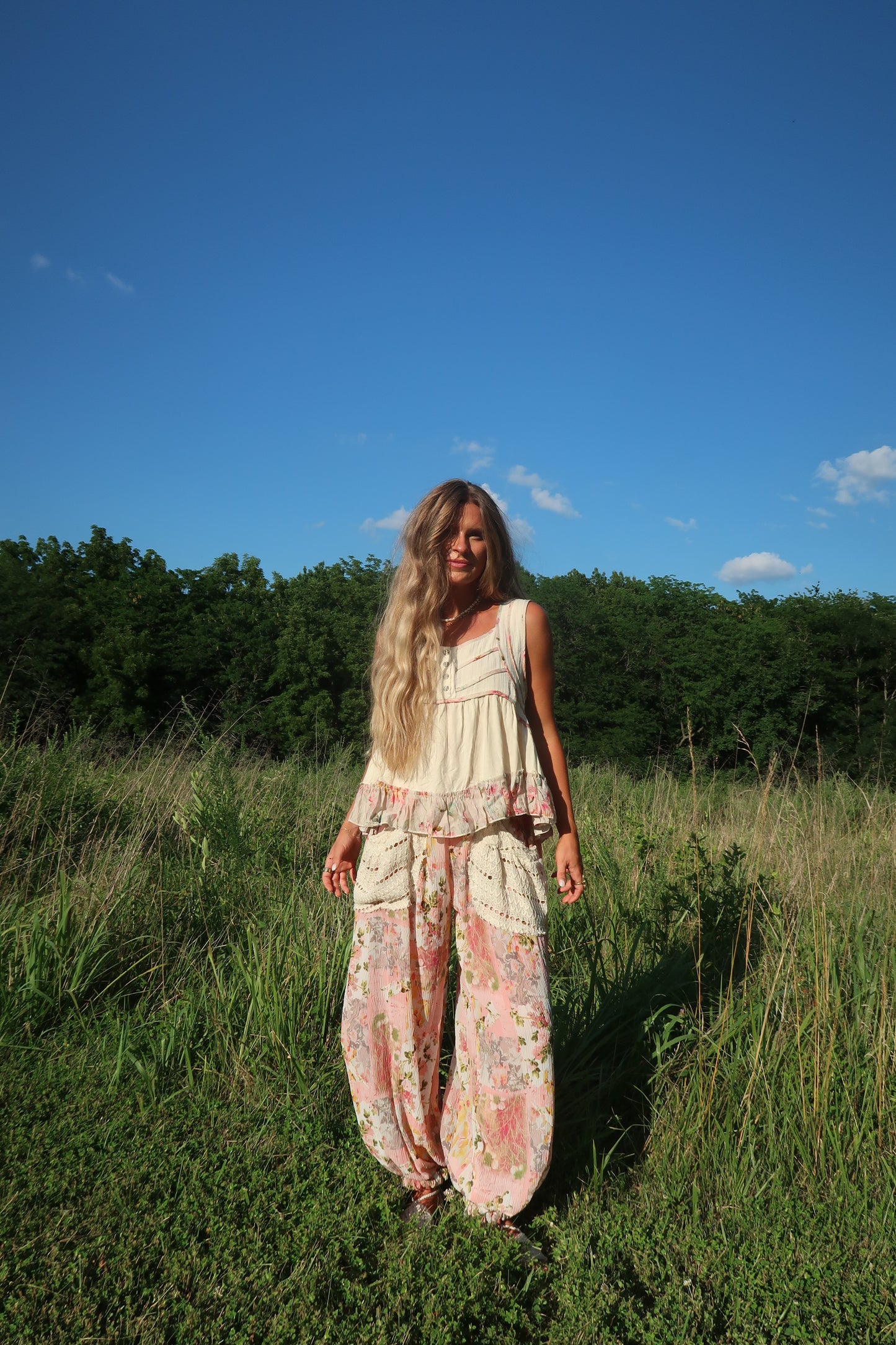 Cameillia Babydoll Tank