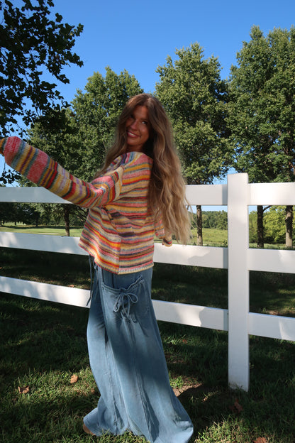 Blueberry Pie Wide Leg Pants