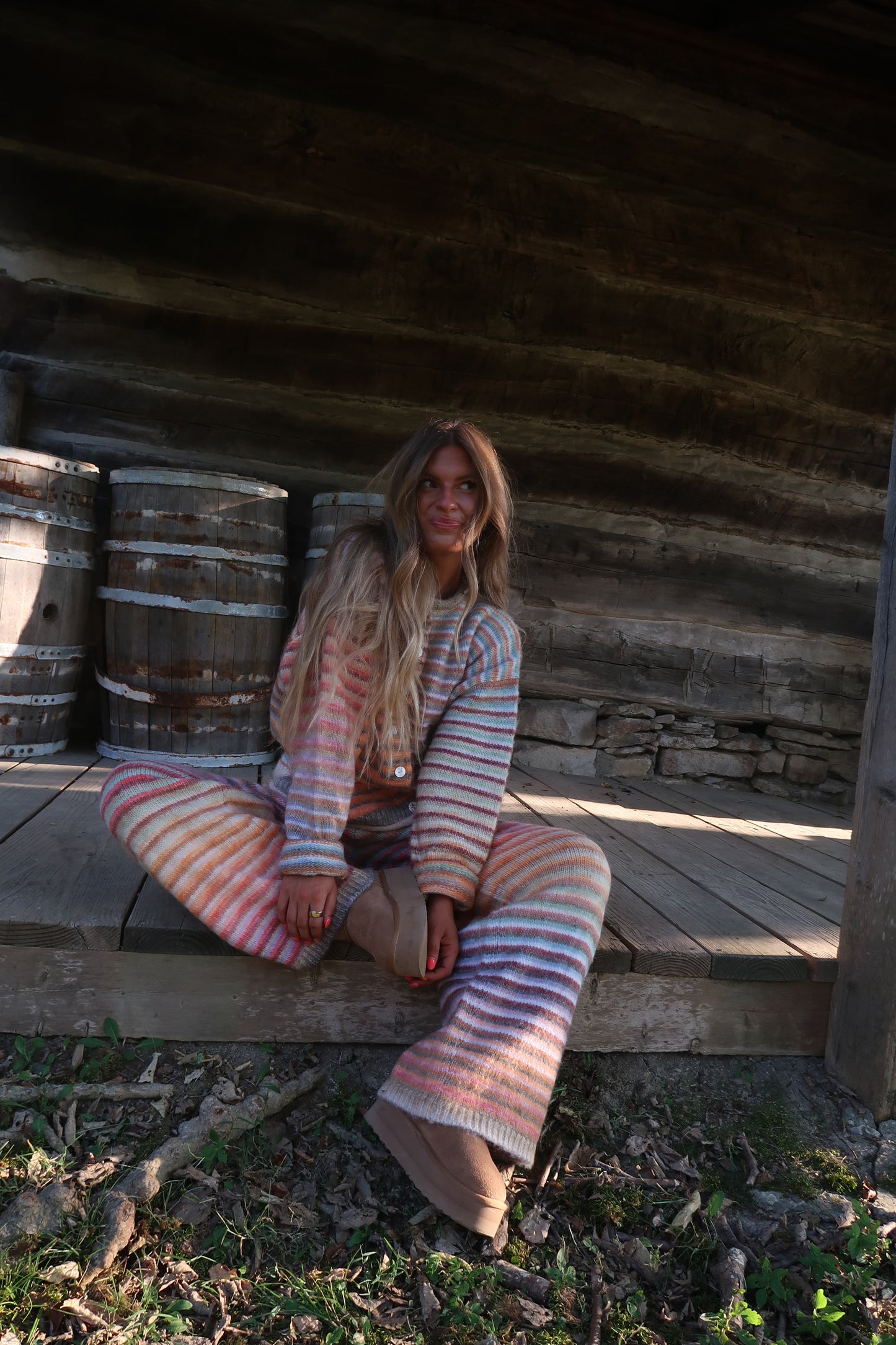 Autumn Air Stripe Pants