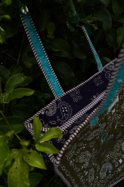 Reef Patchwork "LOVE" Quilted Dote Bag