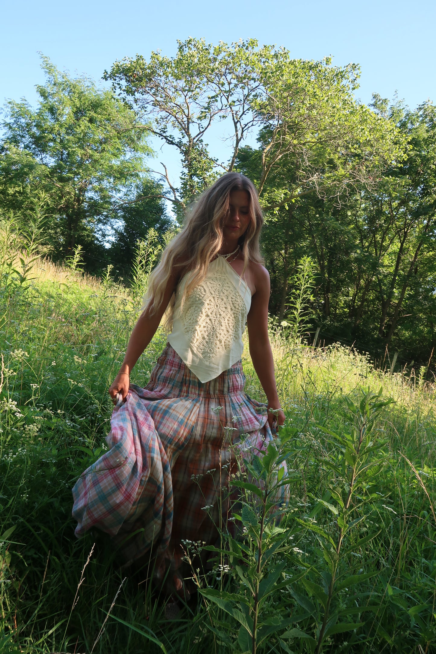 Moments Halter Scarf Top