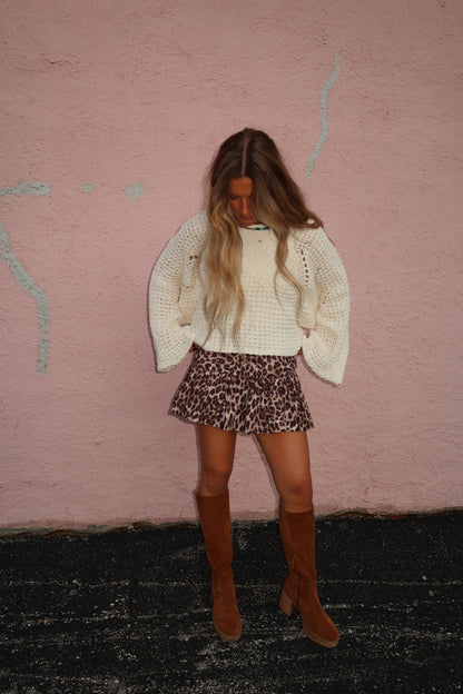 Lolly Leopard Bubble Skort