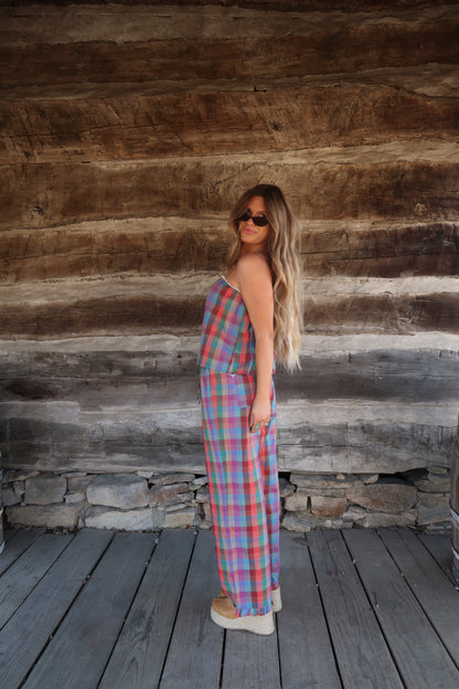 Candyland Plaid Tank