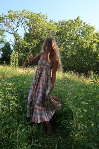 Summer Daydream Plaid Maxi Skirt/Midi Dress
