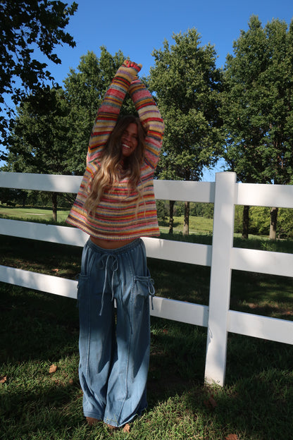Blueberry Pie Wide Leg Pants
