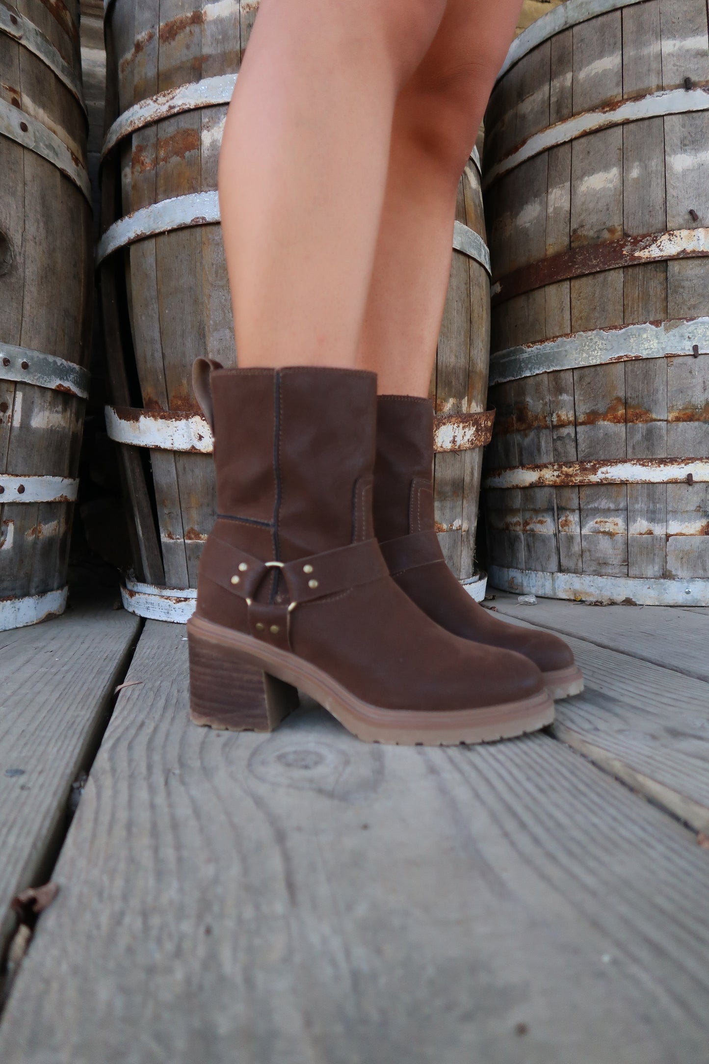 Espresso Combat Boots