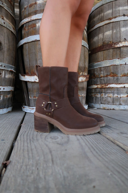 Espresso Combat Boots