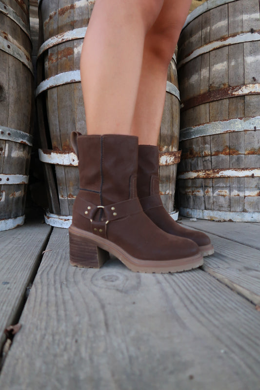 Espresso Combat Boots