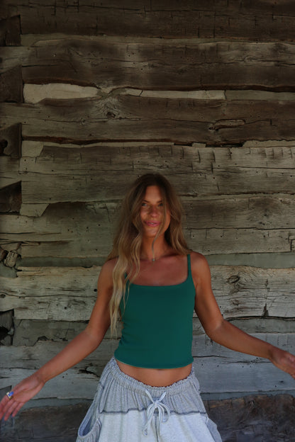 Pine Stripe Reversible Seamless Cami