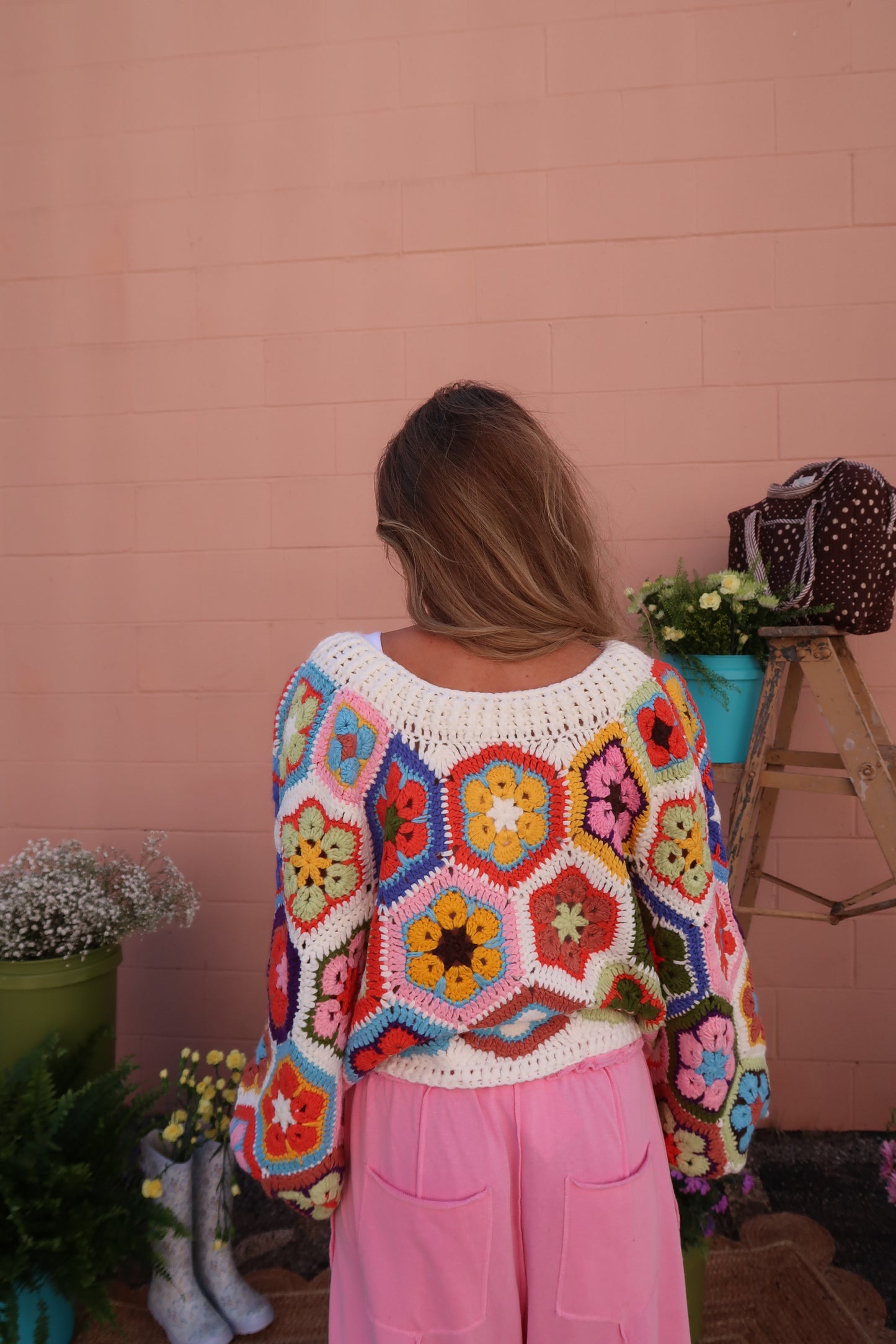 Granny Square Sweater