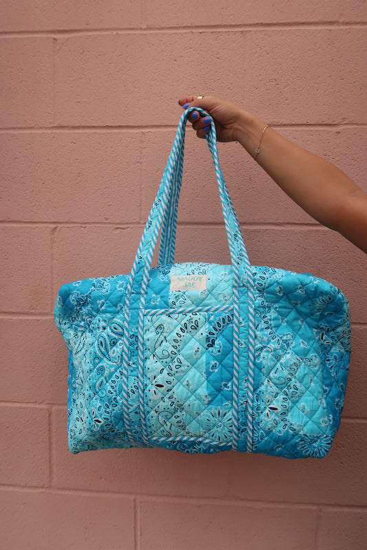 Tide Quilted Duffle Bag