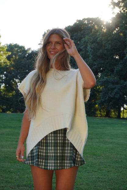Karen Green Plaid Skort