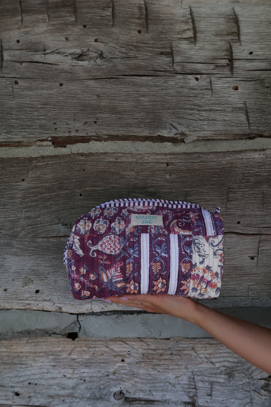 Millie Quilted Cosmetic Bag
