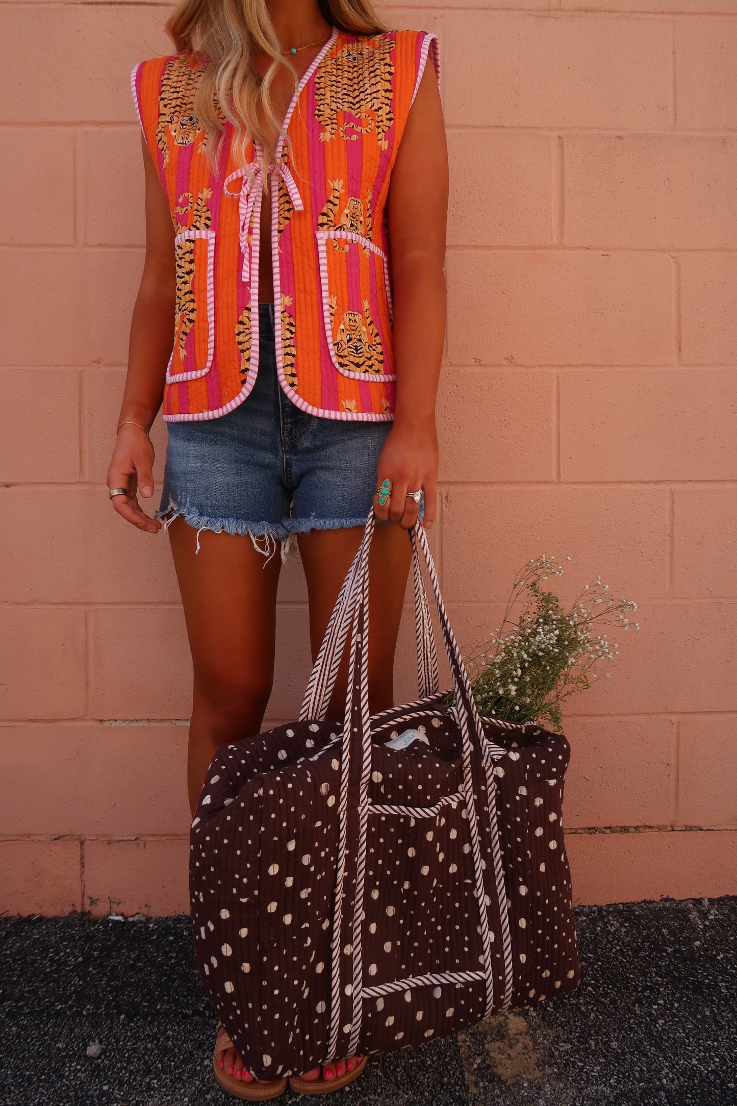 Coco Patchwork Quilted Duffle Bag