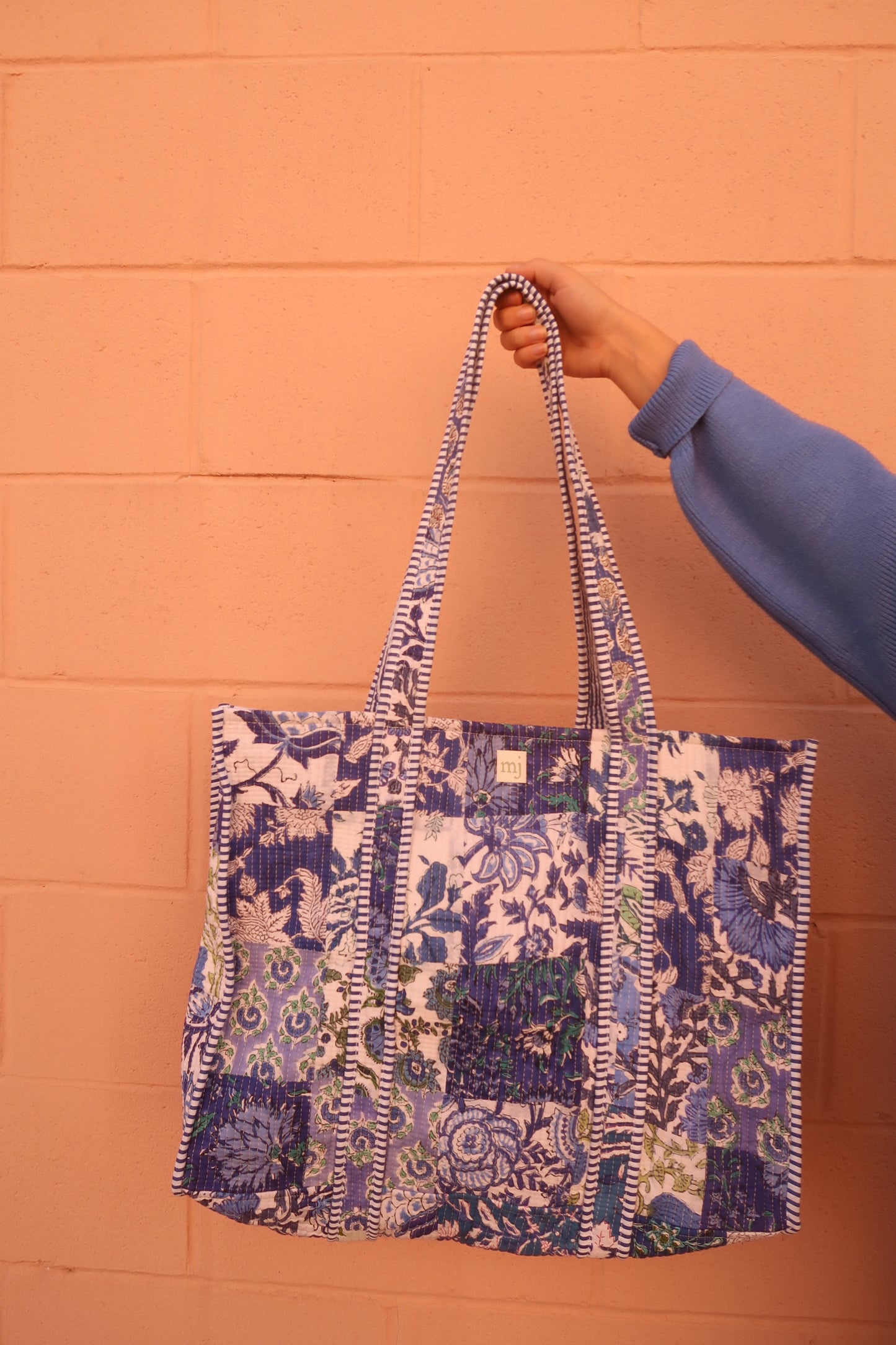 Isla Quilted Tote Bag