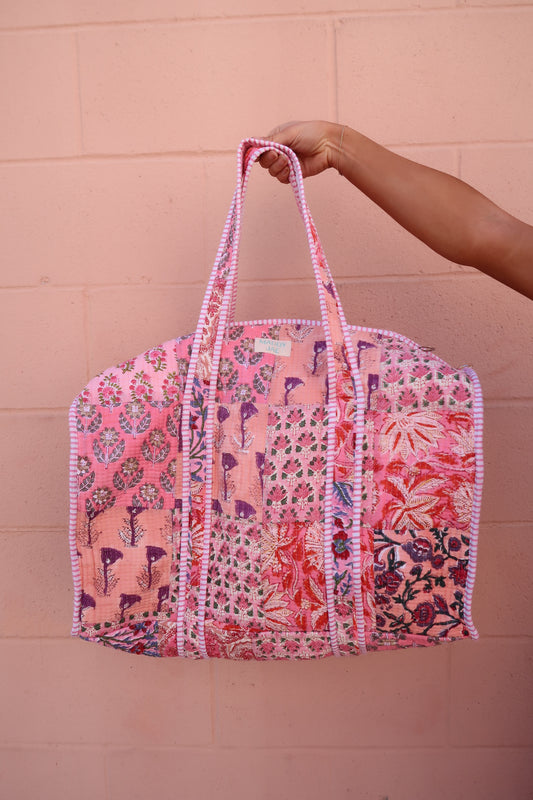 Iris Quilted XL Duffle Bag